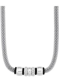 s.Oliver RED LABEL, Damen Kette mit Anhänger, mit Swarovski Kristallen, »9240128«, Silber