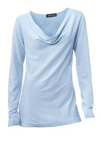 Heine, Damen Feinstrickpullover, Blau