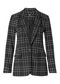 Hallhuber, Damen Blazer, Schwarz / Weiß