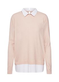 Jacqueline de Yong, Damen Pullover, Rosa / Weiß