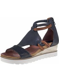 JOLANA & FENENA JOLANA & FENENA, Damen Sandalen, Nachtblau / Braun