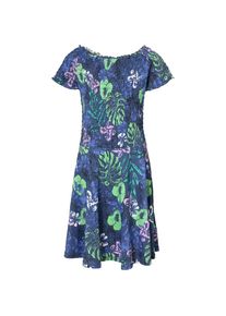 s.Oliver Junior, Mädchen Kleid, Dunkelblau / Grün / Hellpink