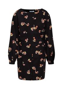 EDITED, Damen Kleid 'Helene', Senf / Rot / Schwarz
