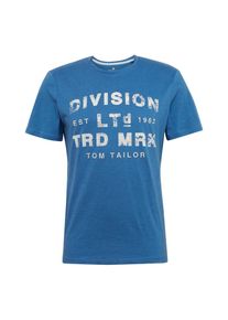 Tom Tailor, Herren T-Shirt, Blau / Weiß