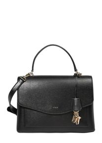 DKNY, Damen Handtasche 'PAIGE-MD TH SATCHEL-SUTTON', Gold / Schwarz