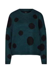 Only, Damen Pullover, Grün / Schwarz