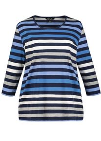 Ulla Popken, Damen Ringelshirt, bunt
