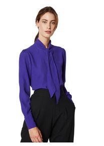 POSTYR, Damen Bluse 'MAVIA', Dunkellila