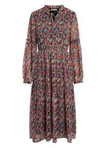 Pieces, Damen Kleid, Mischfarben / Schwarz