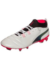 Puma, Herren Fußballschuh 'ONE 17.1 FG', Neonrot / Schwarz / Weiß