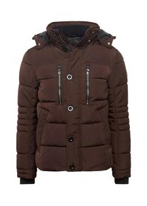 Tom Tailor, Herren Jacke, Schoko / Schwarz
