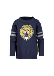Blue Seven, Pullover, Dunkelblau / Gelb / Silber