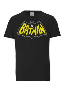 logoshirt, Herren T-Shirt 'Batman', Gelb / Schwarz
