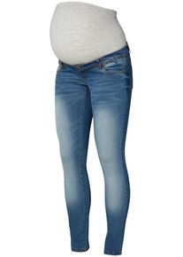 MAMALICIOUS, Damen Slim-Jeans, Blue Denim