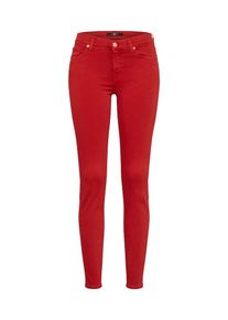 7 For All Mankind, Damen Jeans 'THE SKINNY', Rot