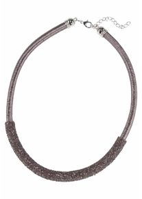 J. JAYZ, Damen Collier, Altrosa / Silber