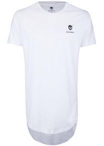 TUFFSKULL, Herren TUFFSKULL Longshirt, Wei&szlig;