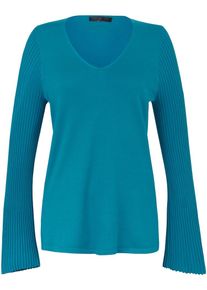 Emilia Lay, Damen Strickpullover, Aqua