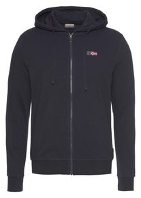 Napapijri, Herren Sweatjacke, Marine / Rot / Weiß