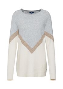 Tom Tailor, Damen Pullover, Beige / Hellbraun / Graumeliert