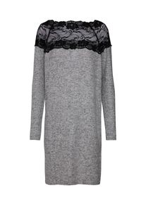 Véro Moda VERO MODA, Damen - Kleider 'VMCIMA LACE LS DRESS', Hellgrau