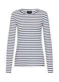 Object, Damen Shirt 'ELISA', Schwarz / Weiß