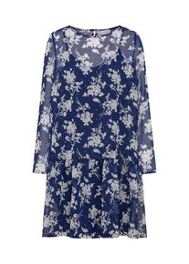 Vila, Damen Kleid 'VIFLEXA L/S DRESS', Navy