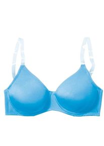 Nuance, Damen T-Shirt-BH ohne Schale, Türkis / Hellblau