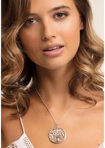 Thomas Sabo, Damen Kettenanhänger'Tree of Love, PE759-051-14', Silber / Weiß
