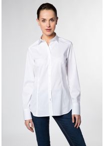 Eterna, Damen Langarm Bluse 'SLIM FIT', Weiß