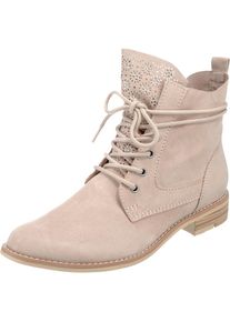 Marco Tozzi, Damen Schnürstiefel, Puder