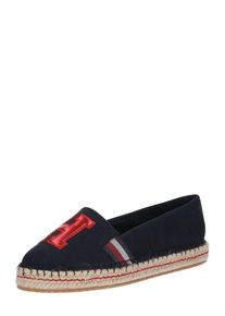 Tommy Hilfiger, Damen Slipper 'TH PATCH ESPADRILLE', Dunkelblau