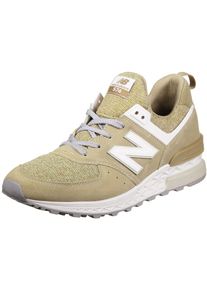 New Balance, Herren 574S, Hellbeige / Braun / Wei&szlig;