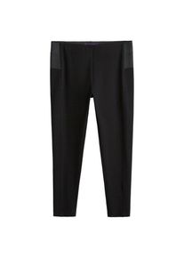 Violeta by Mango, Damen Leggings 'Chip4', Schwarz