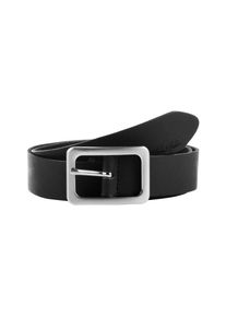 Tom Tailor, Damen Ledergürtel 'soft vintage cow leather belt', Schwarz