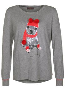 Frieda & Freddies New York Frieda & Freddies, Damen Strickpullover MOPS, Grau