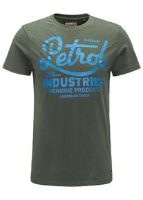 PETROL INDUSTRIES, Herren T-Shirt, Himmelblau / Khaki