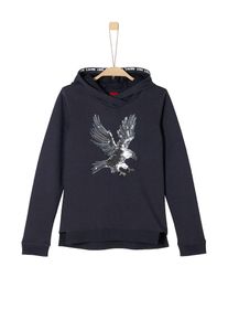 s.Oliver Junior, Mädchen Sweater, Nachtblau / Braunmeliert / Silbergrau