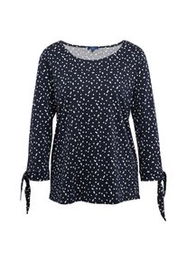 Tom Tailor, Damen Shirt, Navy / Weiß