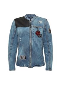 Be Edgy, Herren Jacke 'BEphil D', Blue Denim