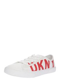DKNY, Damen Sneaker 'DONI-LACE UP PLATFORM SNEAKER', Wei&szlig;