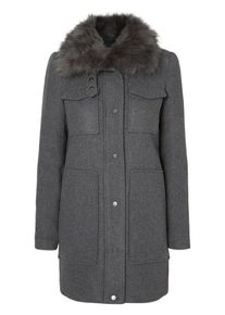 V&eacute;ro Moda VERO MODA, Damen Mantel Woll-, Grau