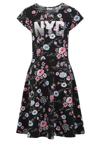 Arizona, Mädchen Kleid, Mischfarben / Schwarz