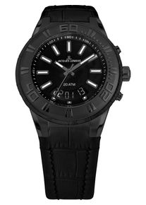 Jacques Lemans, Herren Uhr 'Miami 1-1772I', Schwarz