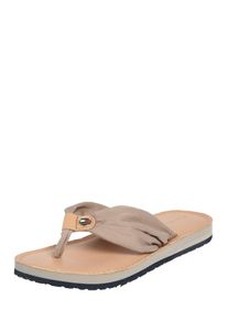 Tommy Hilfiger, Damen Zehentreter 'M1285ONICA 14D3', Hellbraun / Rauchgrau / Schwarz