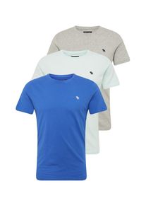 Abercrombie & Fitch Abercrombie & Fitch, Herren Shirt 'FRINGE', Blau / Türkis / Grau