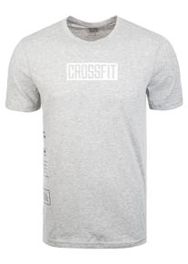 Reebok, Herren Trainingsshirt 'CrossFit Move', Hellgrau / Weiß