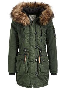 Khujo, Damen Mantel 'DHALIA', Dunkelgrün