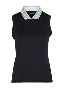 J. Lindeberg J.Lindeberg, Damen Oberteil 'W Yuri Soft Compression', Hellblau / Gelb / Schwarz / Wei&szlig;