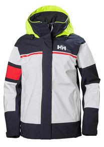 Helly Hansen, Damen Outdoorjacke 'Salt Light', Navy / Neongelb / Rot / Weiß